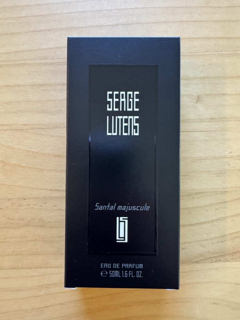 Serge Lutens Santal Majuscule fragrance box front view