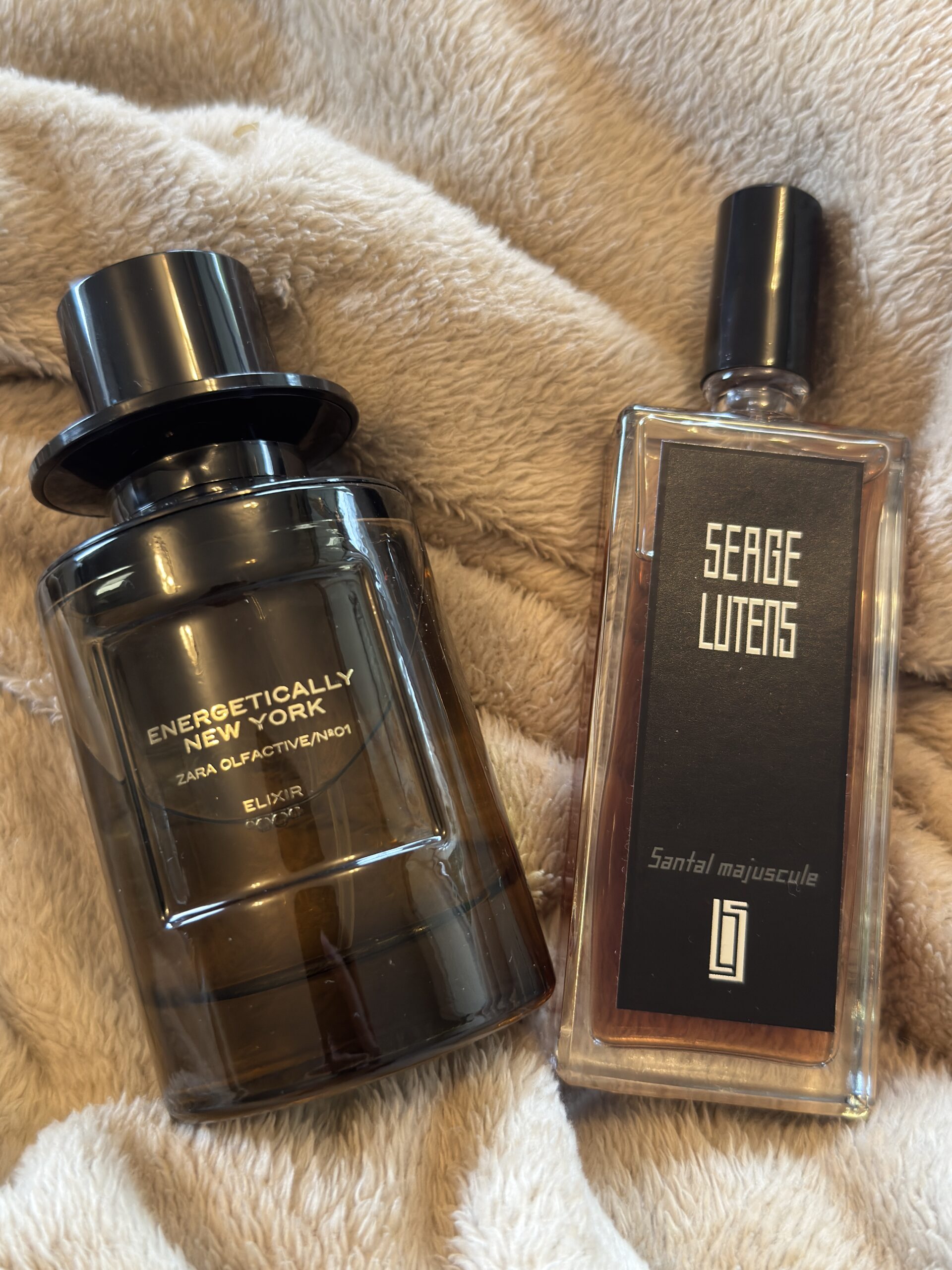 Santal Majuscule vs Zara Energetically New York Elixir fragrance comparison